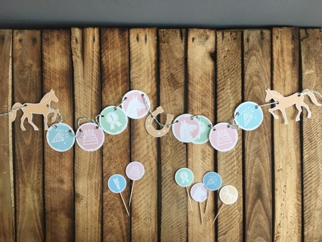 Kindergeburtstag feiern - Partydeko aus der Pferdewelt